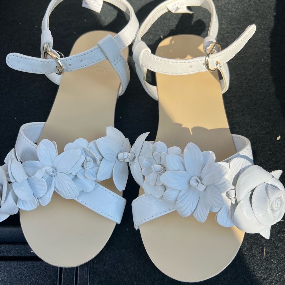 Janie &jack girls shoes sz 10